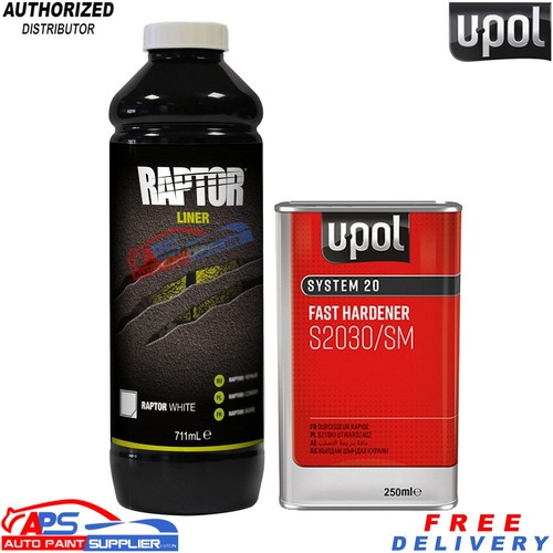 Pol raptor 95l white truck - u-pol,